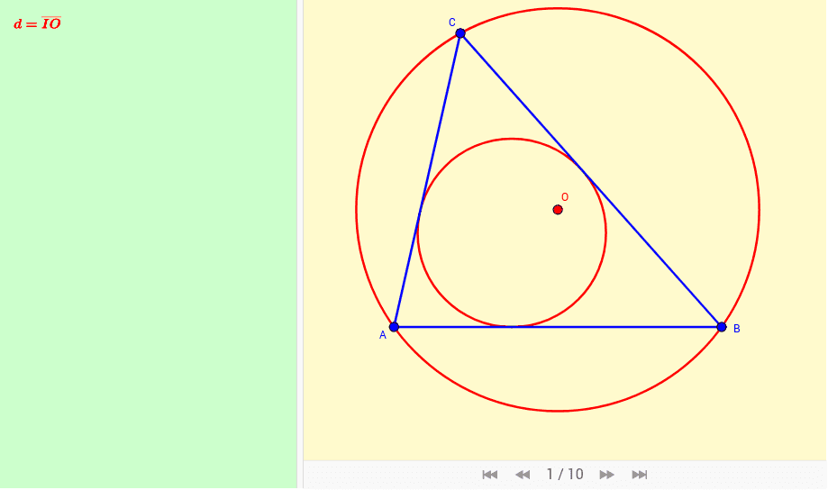 GeoGebra Applet