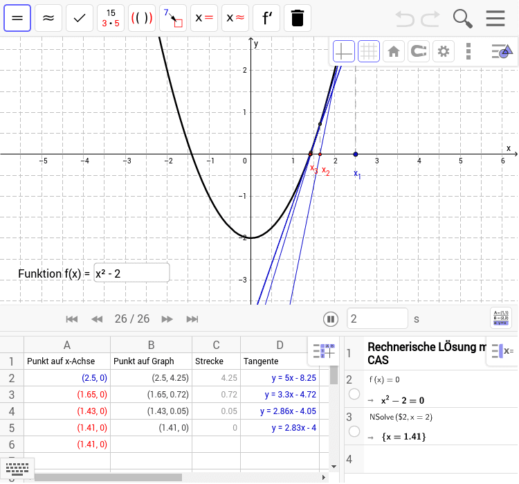 GeoGebra Applet