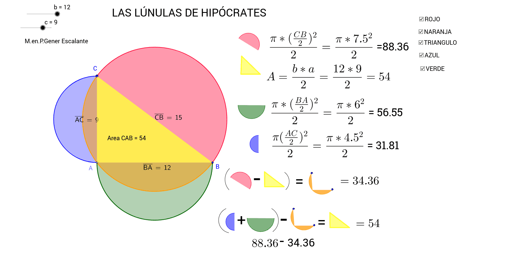 GeoGebra Applet