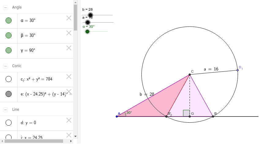 GeoGebra Applet