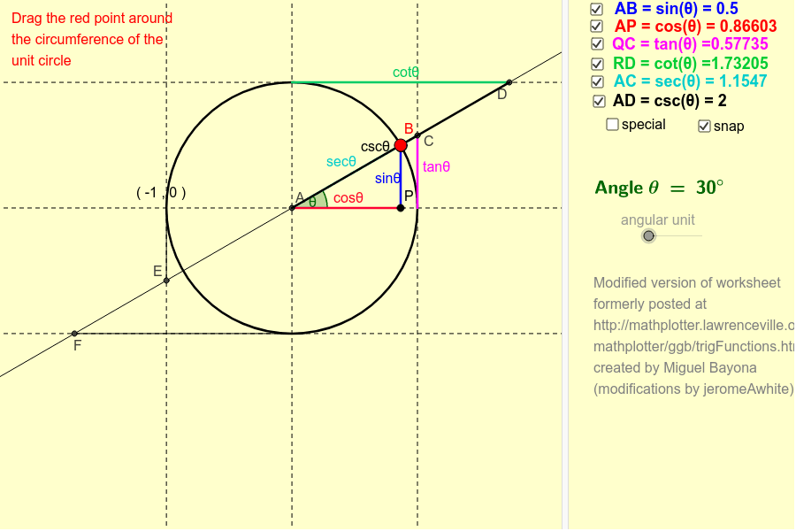 GeoGebra Applet
