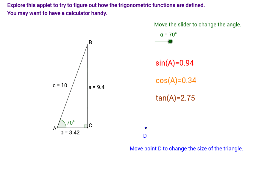 GeoGebra Applet