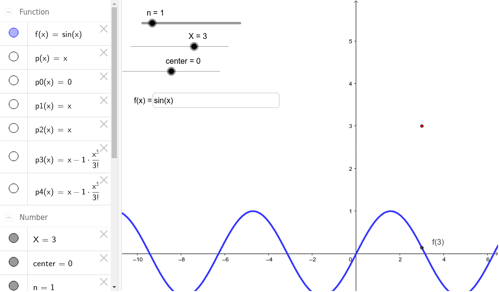 GeoGebra Applet