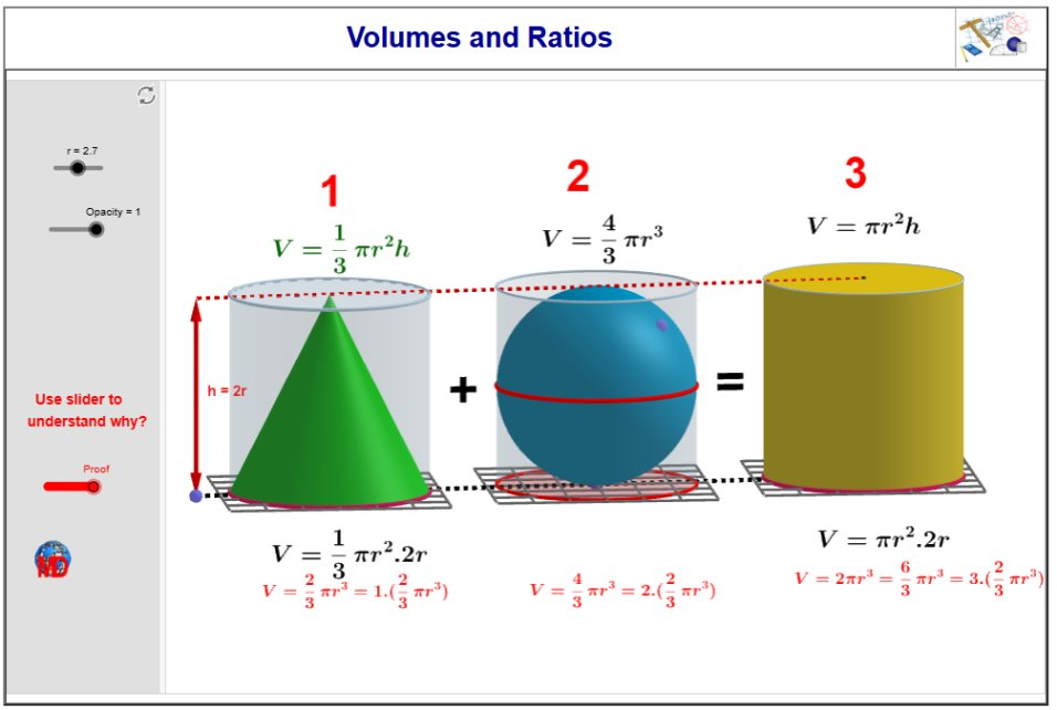 http://dmentrard.free.fr/GEOGEBRA/Maths/VolumratioMD.html