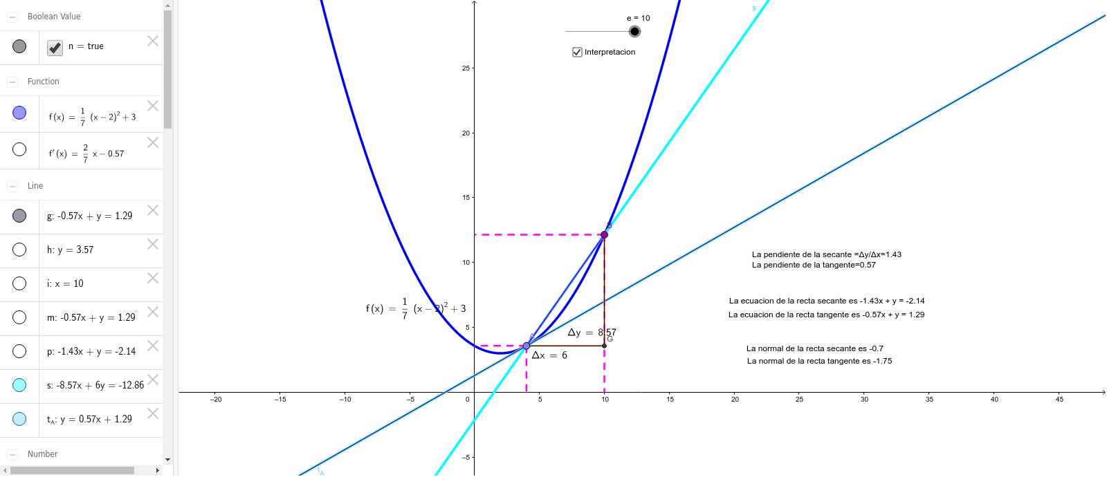 GeoGebra Applet