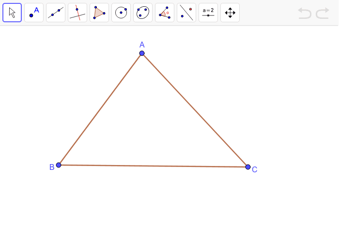 Medians of a Triangle GeoGebra