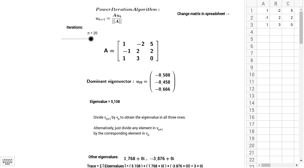 GeoGebra Applet