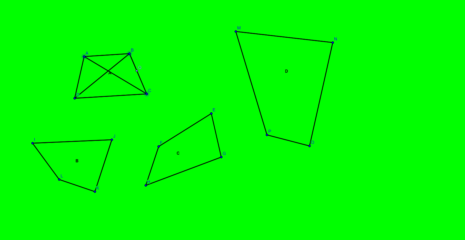 5. Label all parts of the trapezoids.