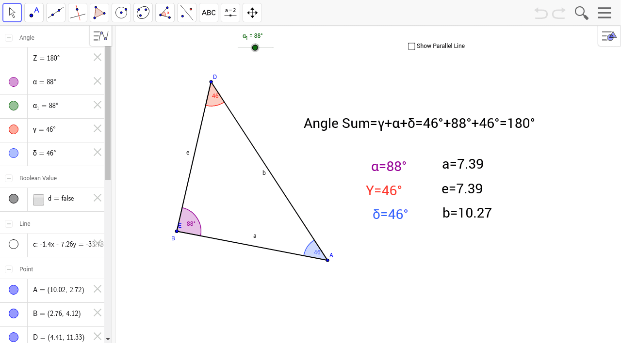 GeoGebra Applet