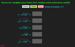 Calcul avec les racines carrées (2de)