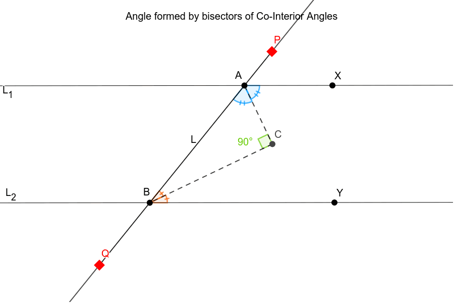 Sim10 Angles Formed By Bisectors Of Co Interior Angles