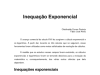 Inequações Exponenciais