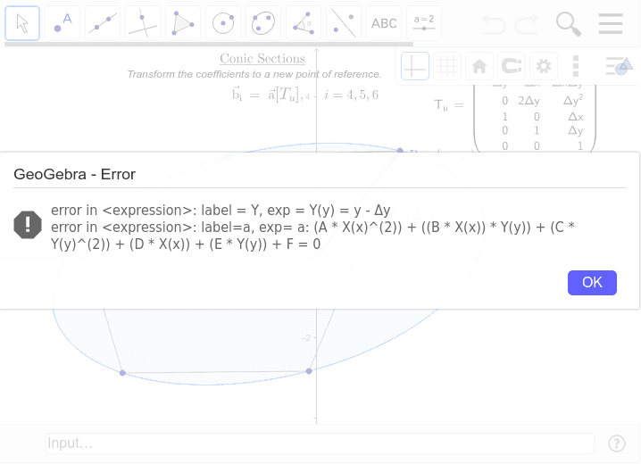 GeoGebra Applet