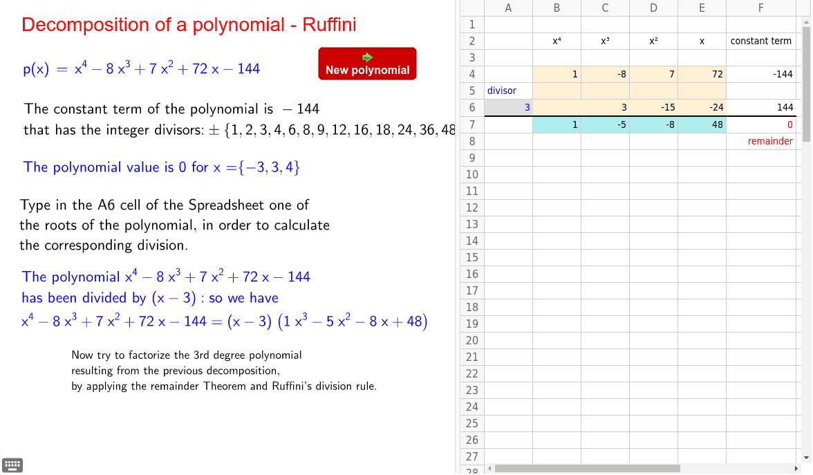 GeoGebra Applet