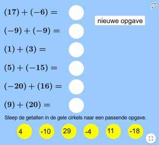 1G5 hoofdbewerkingen met gehele getallen