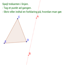 Undersøgelser i GeoGebra fra instruktør