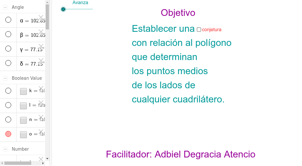 GeoGebra Applet