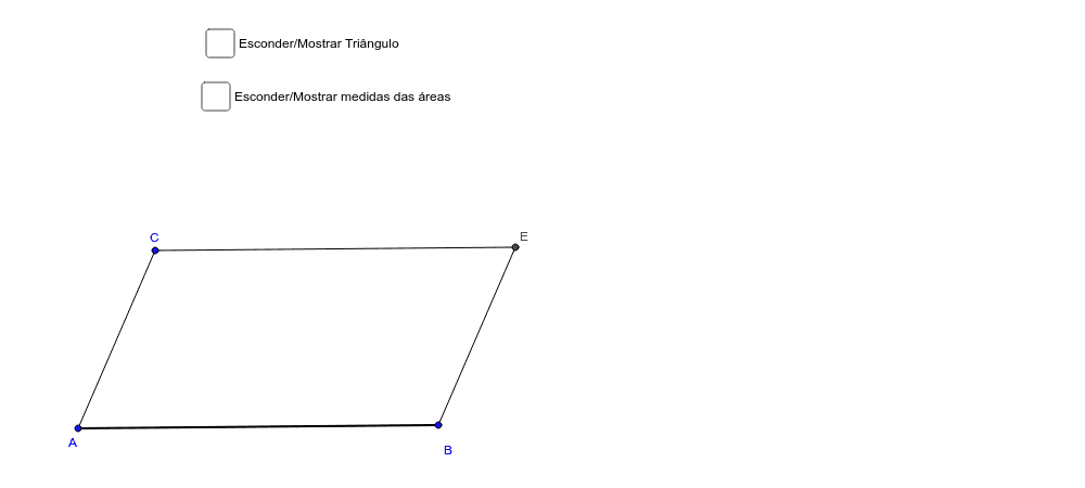 Equivalência do Paralelogramo e Retângulo