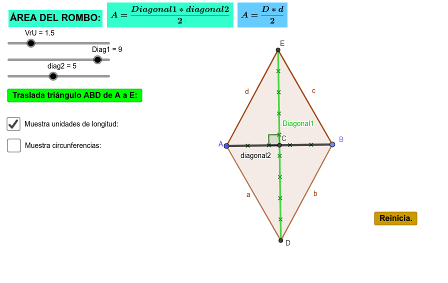 Diagonal de un cuadrado - Qué es, definición y concepto