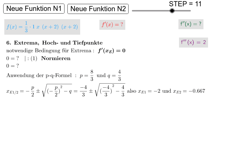 GeoGebra Applet
