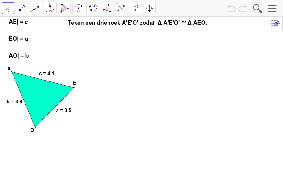 GeoGebra Applet