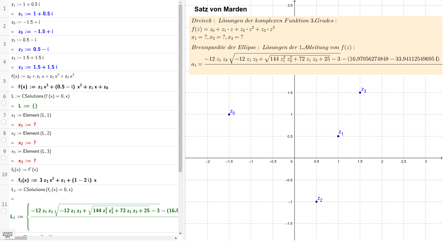 GeoGebra Applet