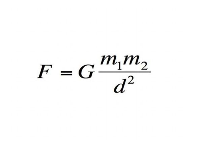 Formula legge gravitazionale 