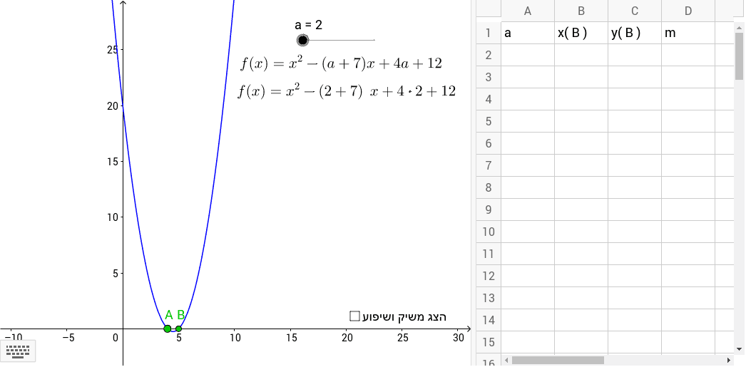 GeoGebra Applet