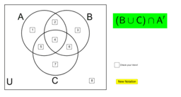 Operaciones de conjuntos con diagramas de Venn – GeoGebra