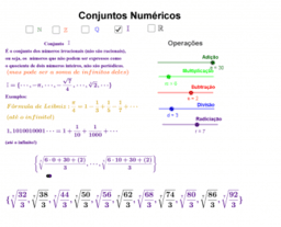 Conjuntos numéricos - Números reais e operações