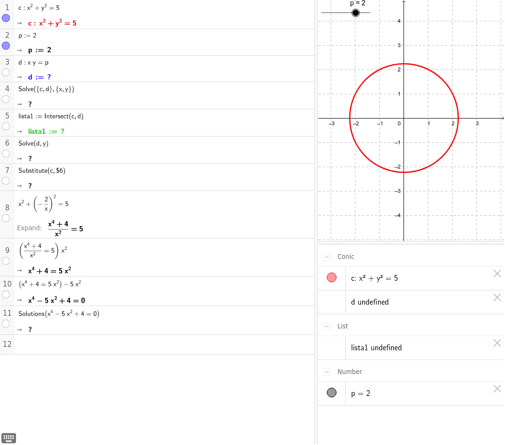 GeoGebra Applet