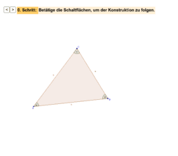 Linien und Kreise zum Dreieck