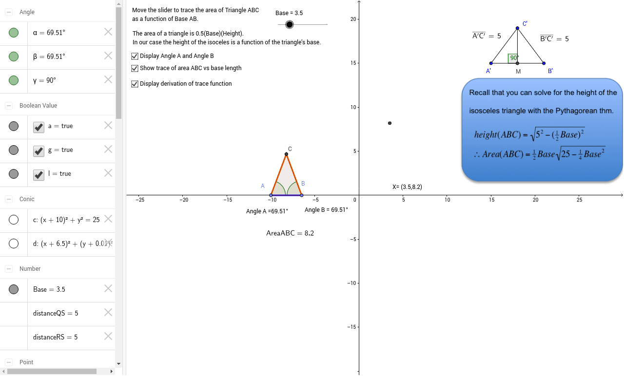 GeoGebra Applet