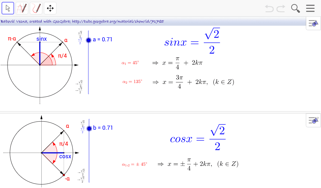GeoGebra Applet