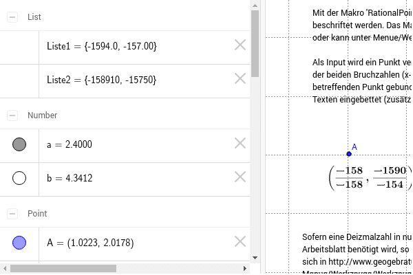 GeoGebra Applet