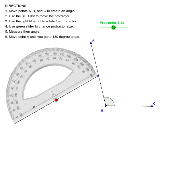 180 degree angle