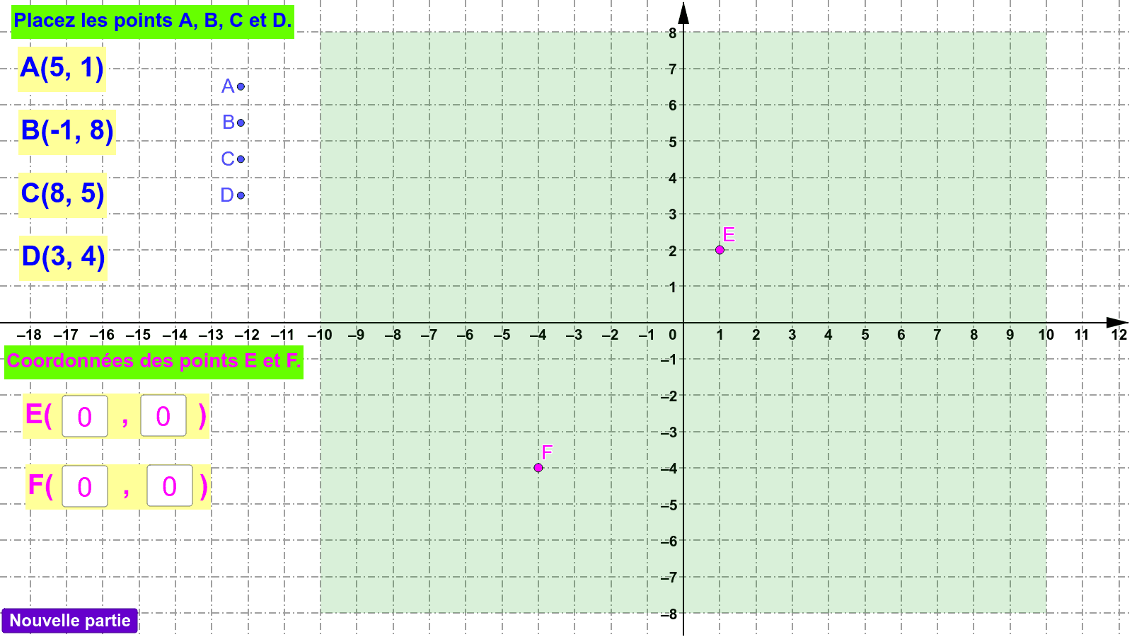 Coordonn es d un point jeu p geogebra