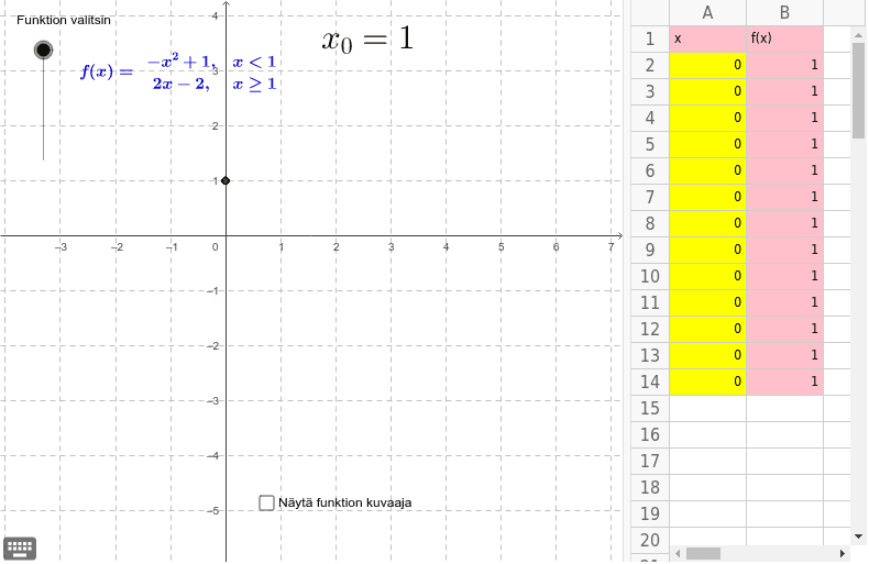 GeoGebra Applet