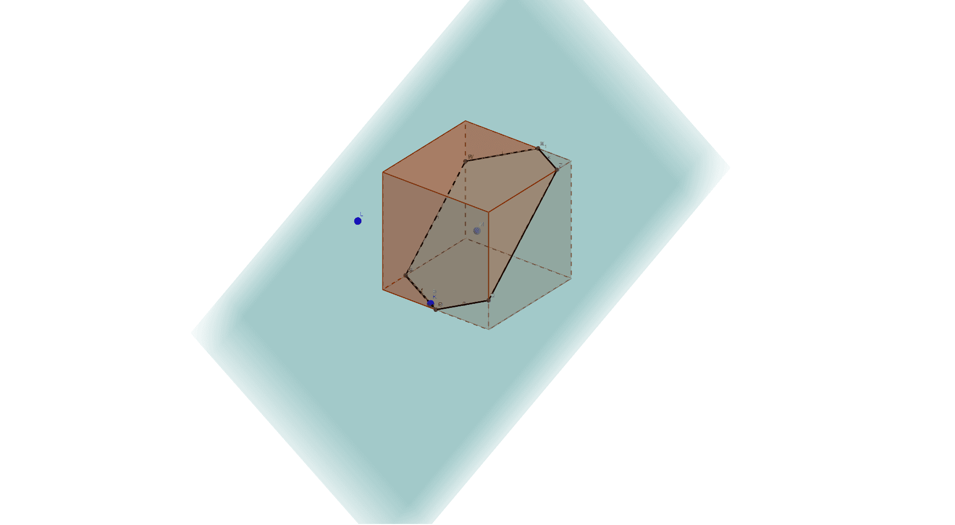 立方体截面 Geogebra