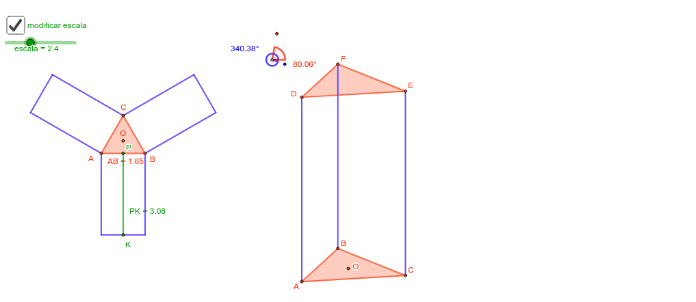 Prisma Recto De Base Triangular Geogebra
