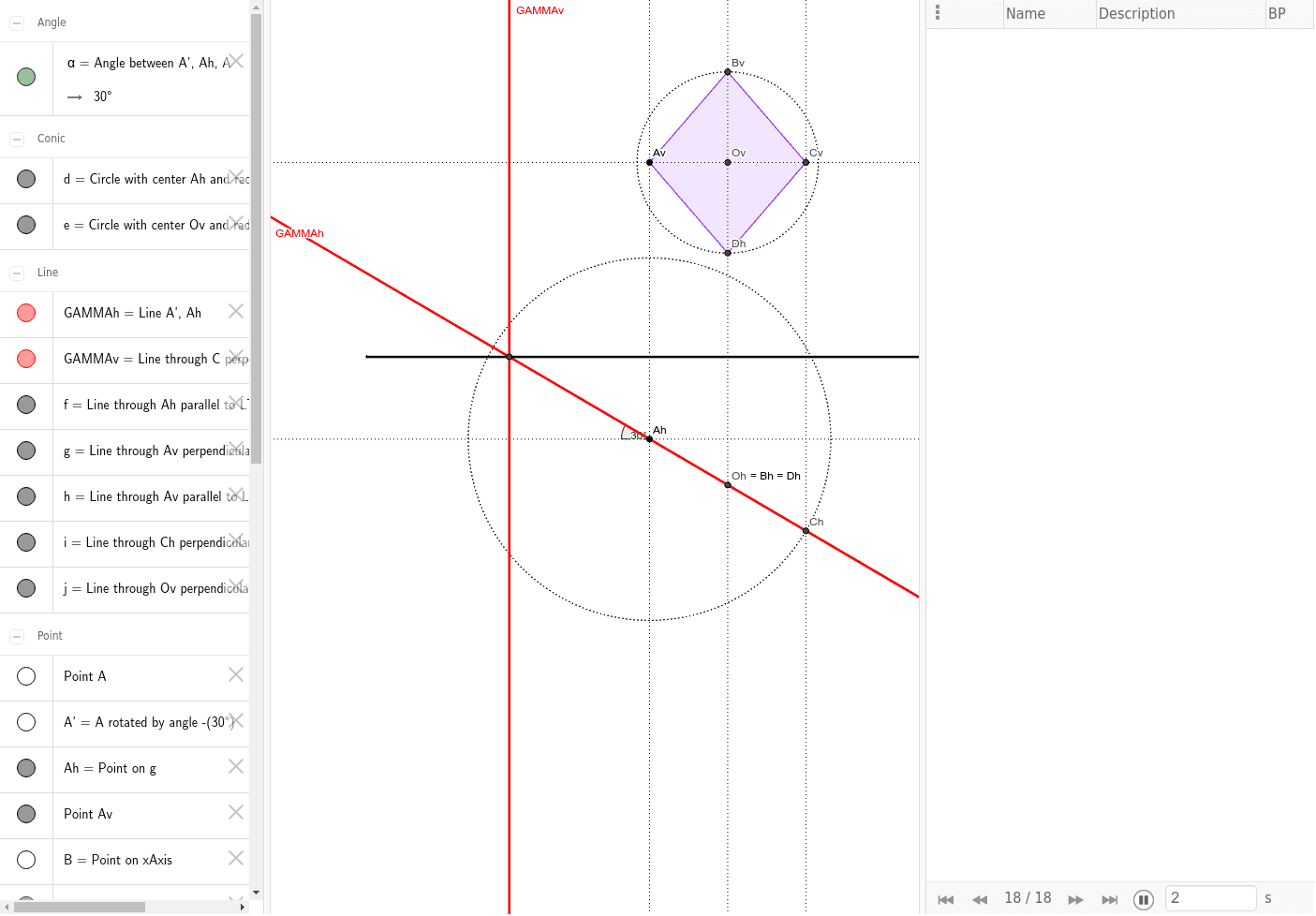 GeoGebra Applet