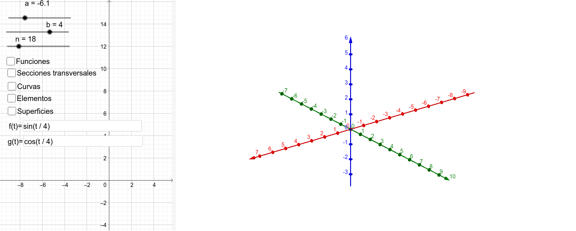 Volumen por secciones transversales GeoGebra Volumen por secciones transversales GeoGebra