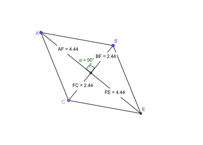 Rhombus-Diagonals