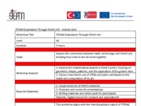 STEAM Exploration Through Klimt's Art -Activity Card.pdf