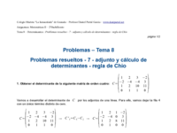 Problemas resueltos - 7 - adjunto y cálculo de determinantes - regla de Chio.pdf