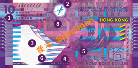 香港拾元鈔票