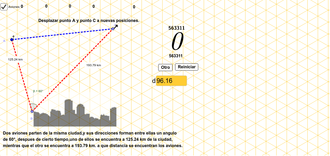 Aplicaciones ley de senos y cosenos 2