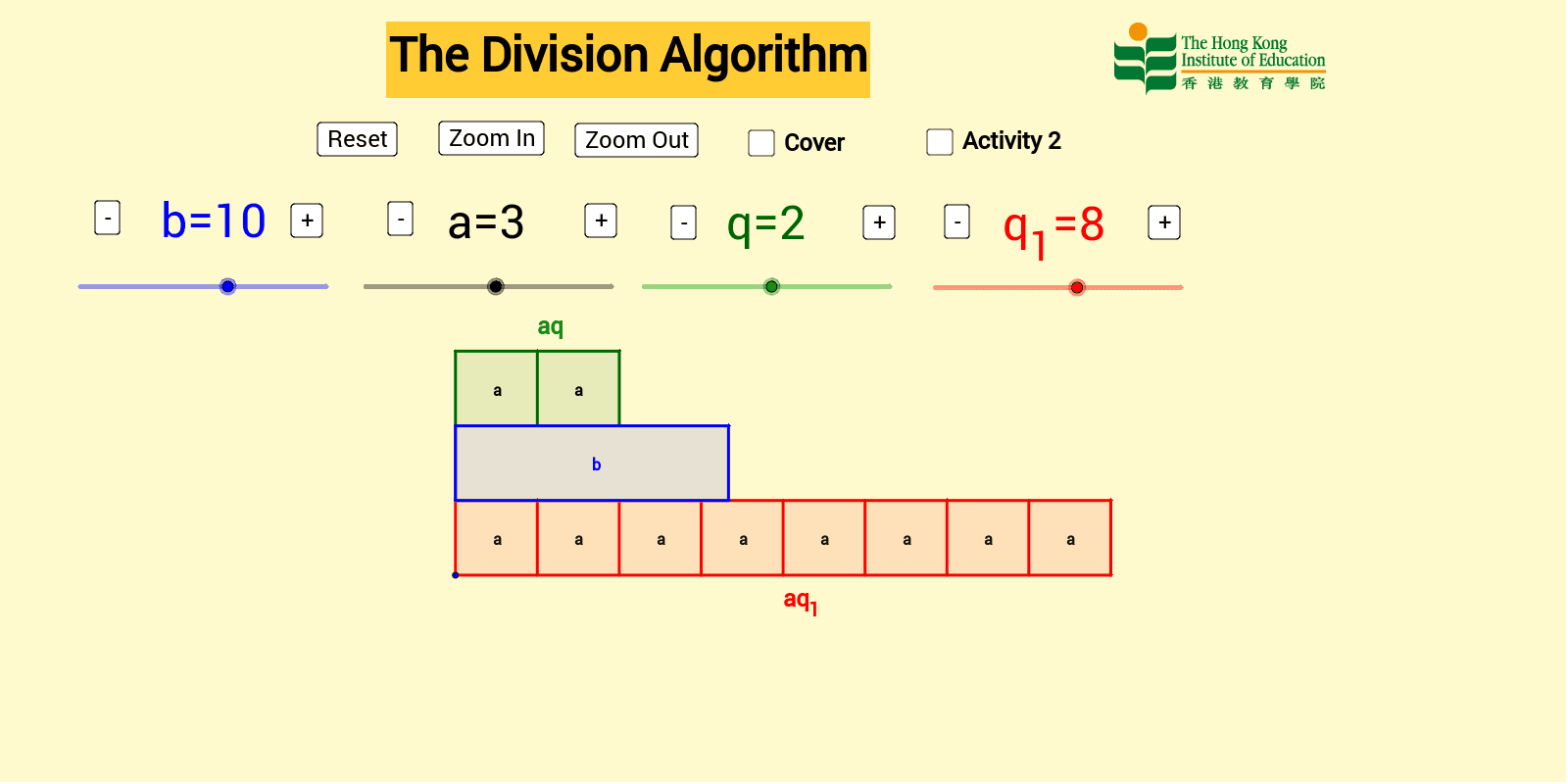 Division Algorithm – GeoGebra