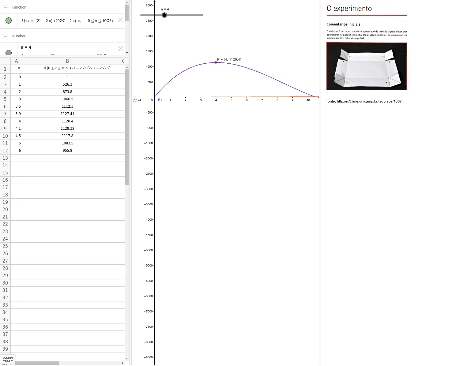 GeoGebra Applet