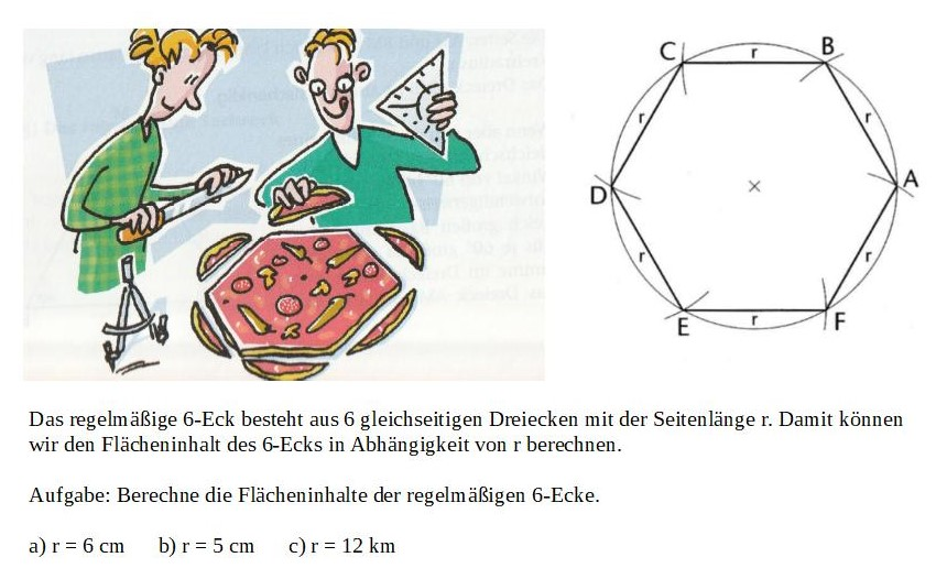 regelmäßige 6-Ecke